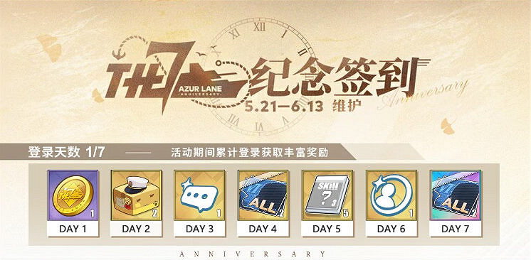 《碧藍航線》七周年活動綻放於輝光之城 《碧藍航線》七周年活動綻放於輝光之城