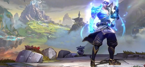 英雄聯盟手遊神龍尊者聖龍李青特效展示