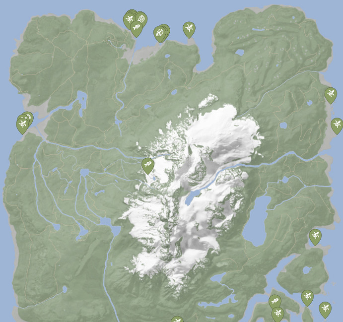 《森林之子》地圖位置全解一覽 《森林之子》地圖位置全解一覽