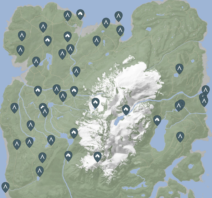 《森林之子》地圖位置全解一覽 《森林之子》地圖位置全解一覽