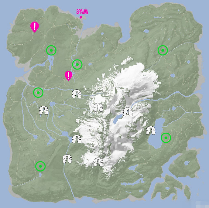 《森林之子》地圖位置全解一覽 《森林之子》地圖位置全解一覽