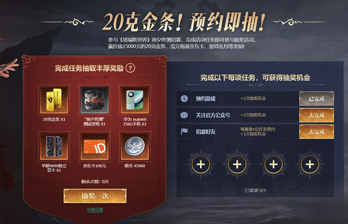 《塔瑞斯世界》前夕終測測試類型介紹 《塔瑞斯世界》前夕終測測試類型介紹