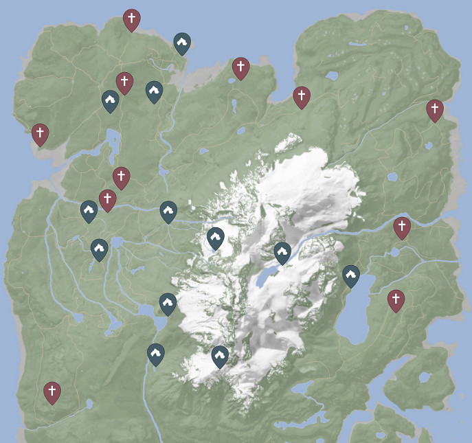 《森林之子》地圖位置全解一覽 《森林之子》地圖位置全解一覽