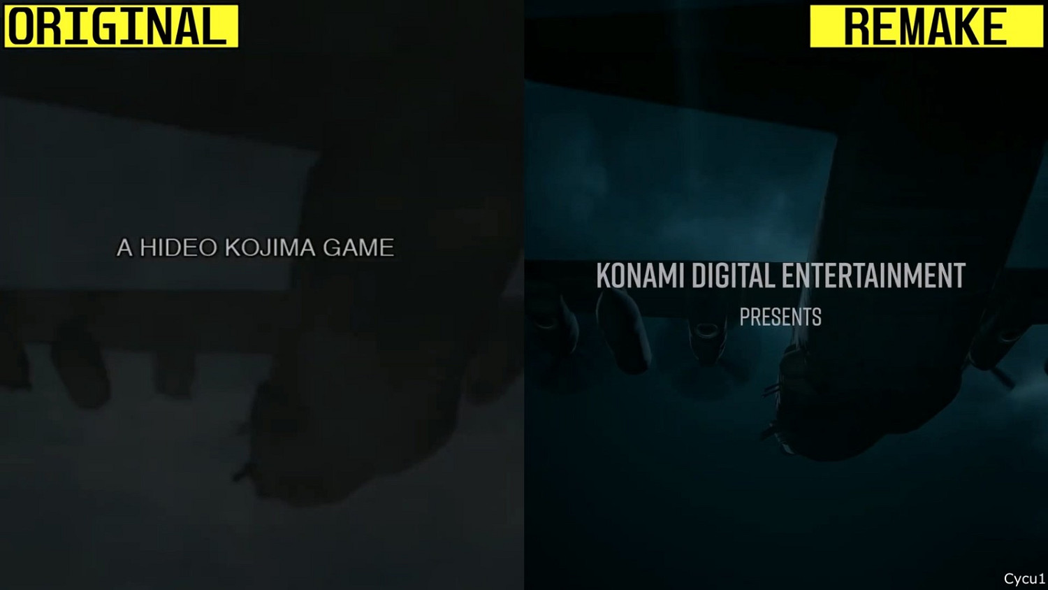 《潛龍諜影Delta：食蛇者》和原版遊戲畫面對比