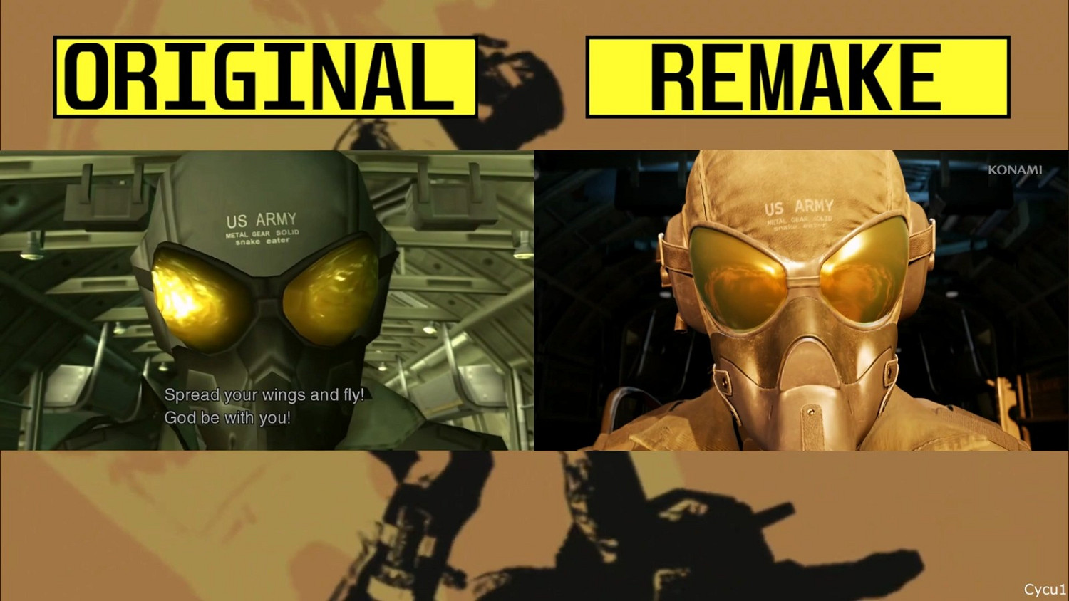 《潛龍諜影Delta：食蛇者》和原版遊戲畫面對比