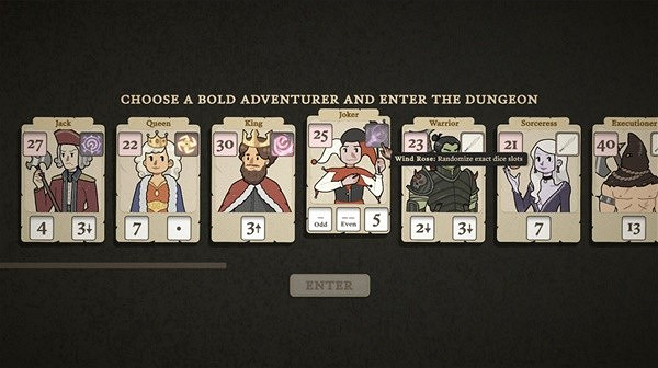 不一樣的回合制肉鴿地牢《骰子闖魔城》試玩版上線