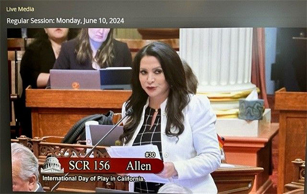 為響應聯合國 美國加州肯定6 月 11 日為國際玩耍日