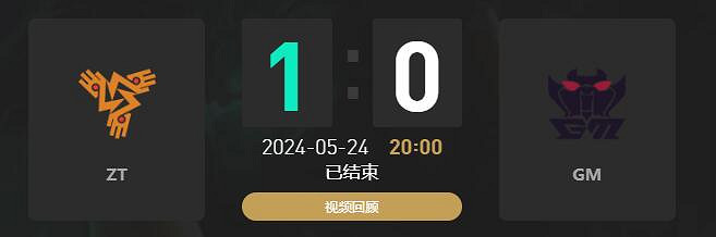 《lol》LGC傳奇杯ZT vs GM賽況介紹