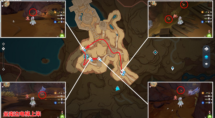 《原神》萬相石快速採集路線一覽