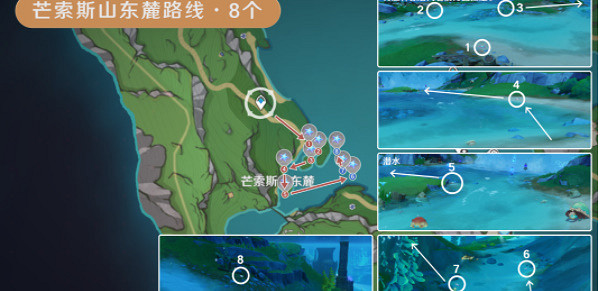 《原神》幽光星星分布位置圖片一覽