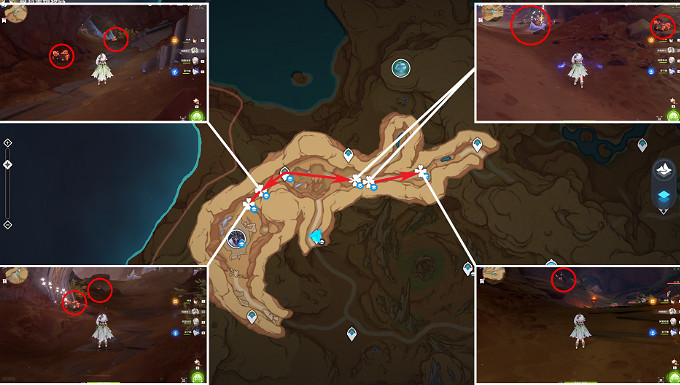 《原神》萬相石快速採集路線一覽