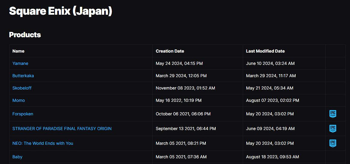EpicDB網站泄露《最終幻想9重製版》等未公布遊戲曝光