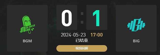 《lol》LGC傳奇杯BGM vs BIG賽況介紹