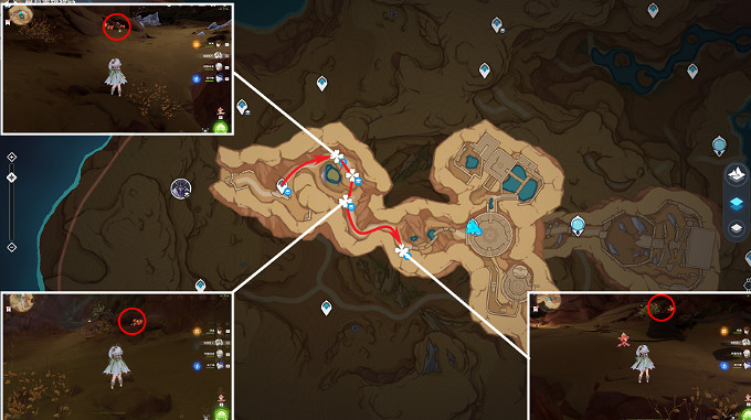 《原神》萬相石快速採集路線一覽