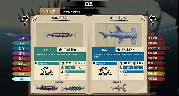 《漁帆暗湧》斯特拉爾灣魚類介紹 《漁帆暗湧》斯特拉爾灣魚類介紹