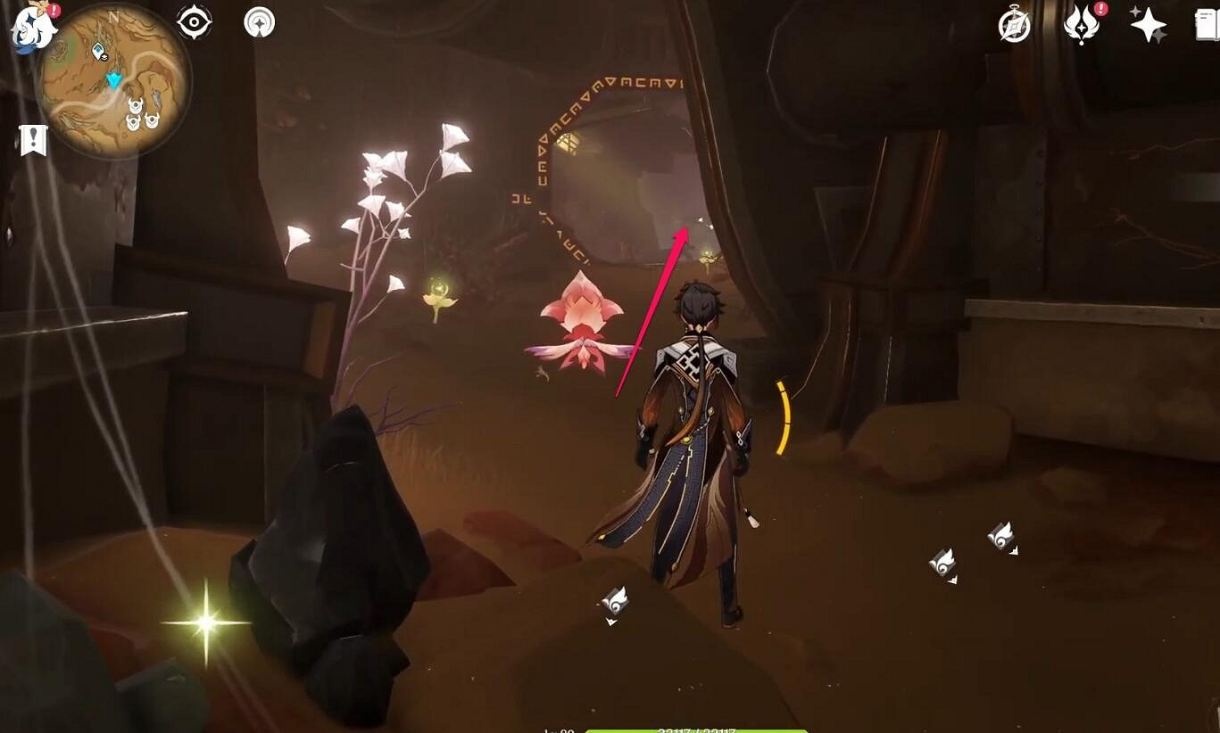 《原神》4.7萬相石荒石蒼漠南採集路線推薦 《原神》4.7萬相石荒石蒼漠南採集路線推薦