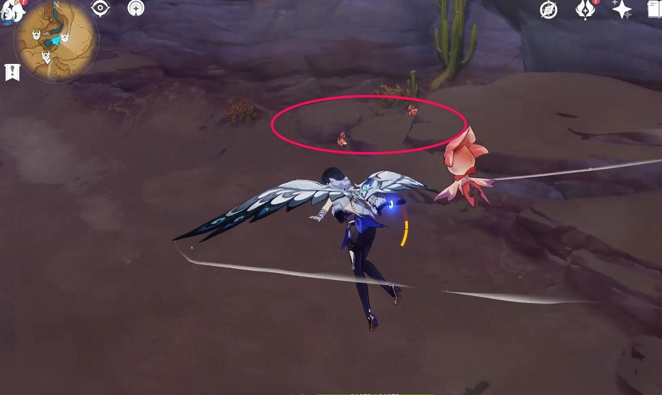 《原神》4.7萬相石荒石蒼漠南採集路線推薦 《原神》4.7萬相石荒石蒼漠南採集路線推薦