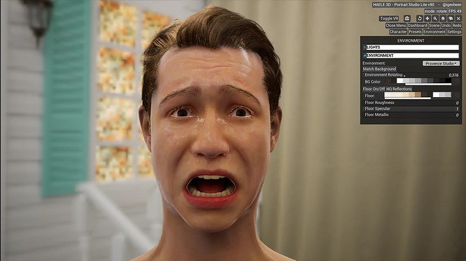 《HAELE 3D：肖像工作室》Steam試玩 專業臉部造型設計