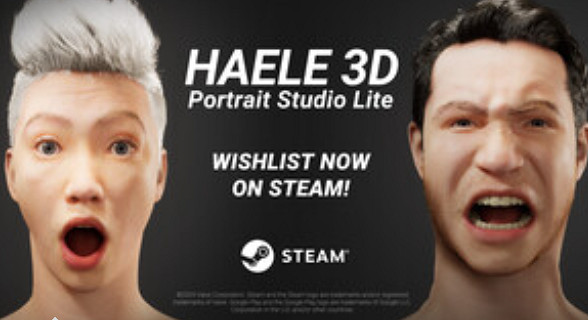 《HAELE 3D：肖像工作室》Steam試玩 專業臉部造型設計