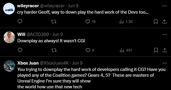 TGA主持人誤稱《戰爭機器》新預告為CG 激怒Xbox粉絲 TGA主持人誤稱《戰爭機器》新預告為CG 激怒Xbox粉絲