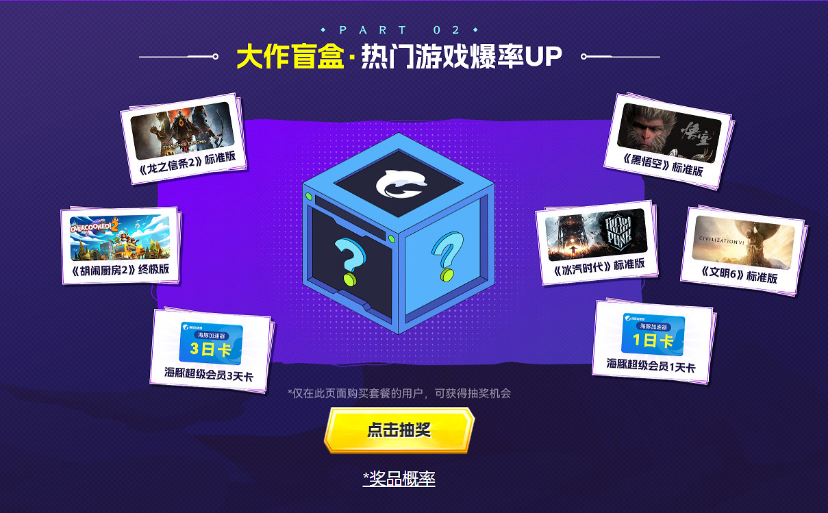 買年卡抽黑神話悟空丨海豚加速器618大促限時開啟，套餐冰點直降！