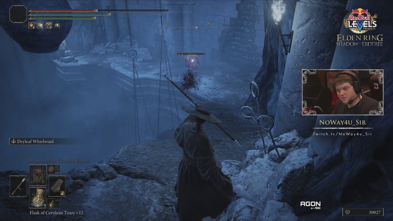 《艾爾登法環：黃金樹幽影》超長實機 洞窟受苦現場