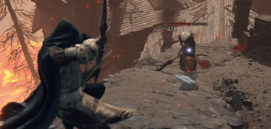 《艾爾登法環》射箭不能用原因