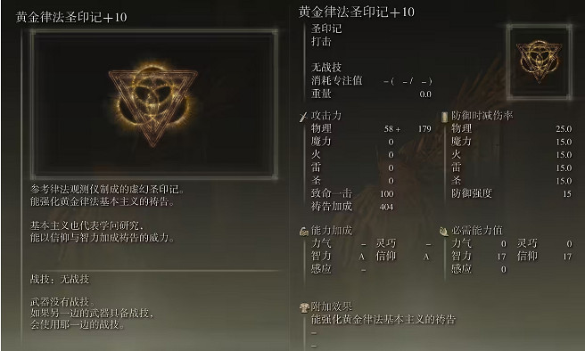 《艾爾登法環》聖印強化相關介紹