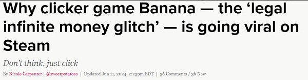 人數是假的?免費遊戲《Banana》超半數玩家是機器人 人數是假的?免費遊戲《Banana》超半數玩家是機器人