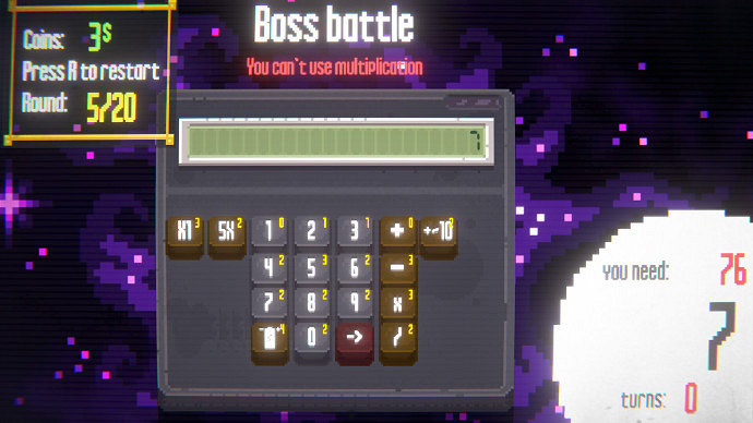 雷腦肉鴿遊戲《Calculate It》計劃於7.6搶先體驗 雷腦肉鴿遊戲《Calculate It》計劃於7.6搶先體驗