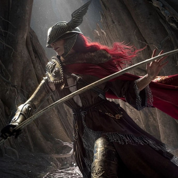 俄妹COS《艾爾登法環》瑪莉卡、馬蓮妮婭 傲人身姿太養眼