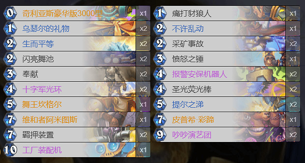 《爐石戰記》大哥騎卡組推薦 《爐石戰記》大哥騎卡組推薦