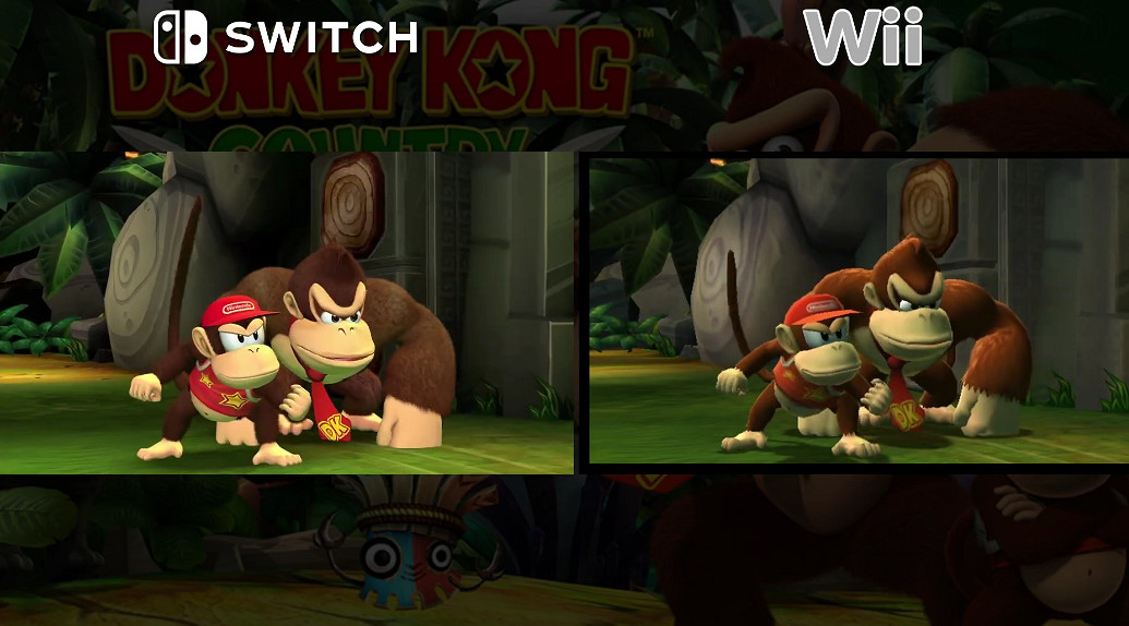 《大金剛國度 歸來HD》與Wii版對比：畫面提升顯著！