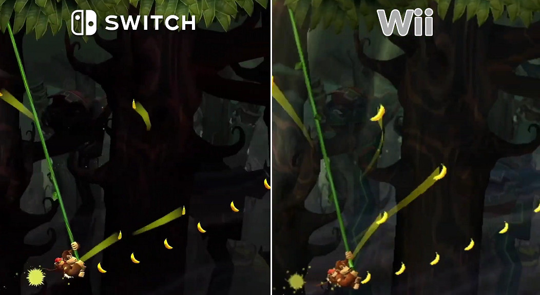 《大金剛國度 歸來HD》與Wii版對比：畫面提升顯著！