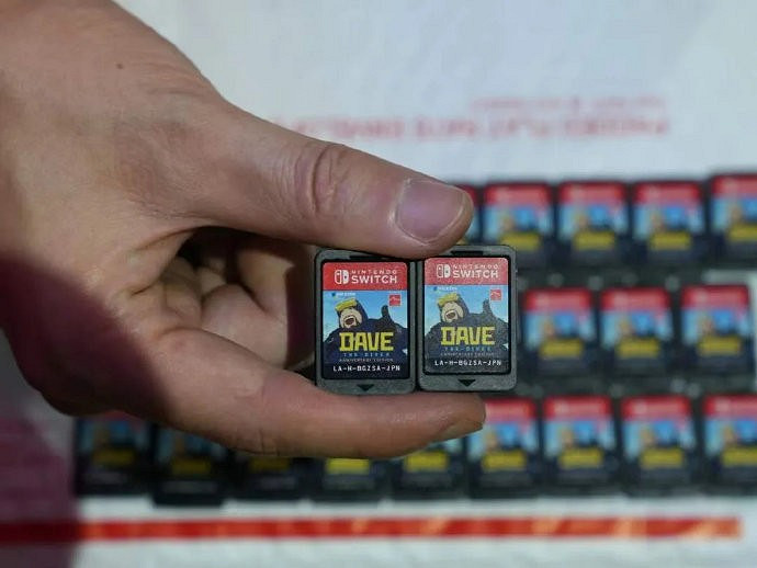 浮出水面了:海關查獲30張《潛水員戴夫》NS卡帶 浮出水面了:海關查獲30張《潛水員戴夫》NS卡帶