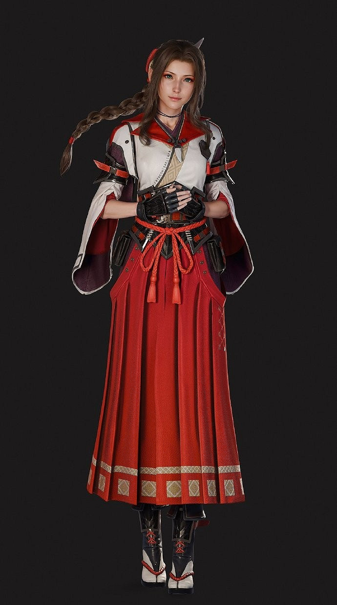 太美了！博主自製《最終幻想7》蒂法和愛麗絲3D美圖