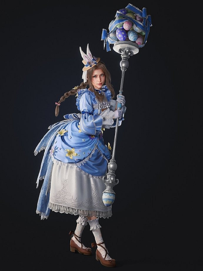 太美了！博主自製《最終幻想7》蒂法和愛麗絲3D美圖