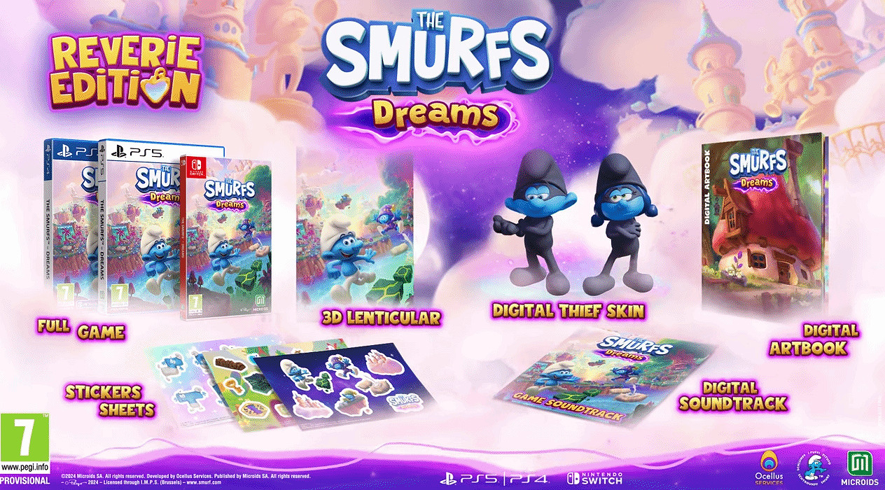 冒險遊戲《藍精靈：夢境》實機預告 和好友一起探險