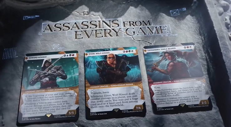 《刺客教條》宣布連動《魔法風雲會》!系列牌組7.5發售 《刺客教條》宣布連動《魔法風雲會》!系列牌組7.5發售