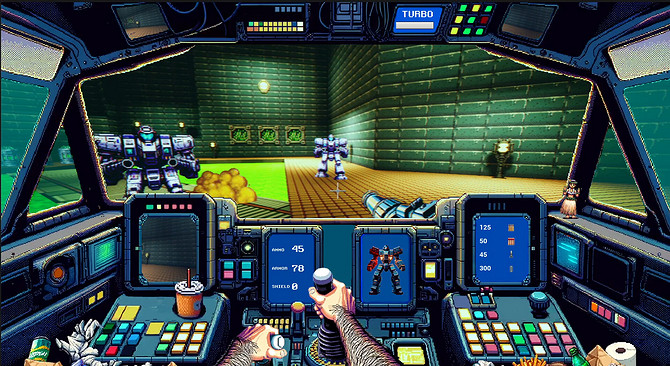 《Mekkablood》Steam頁面上線 復古風巨大機甲戰鬥