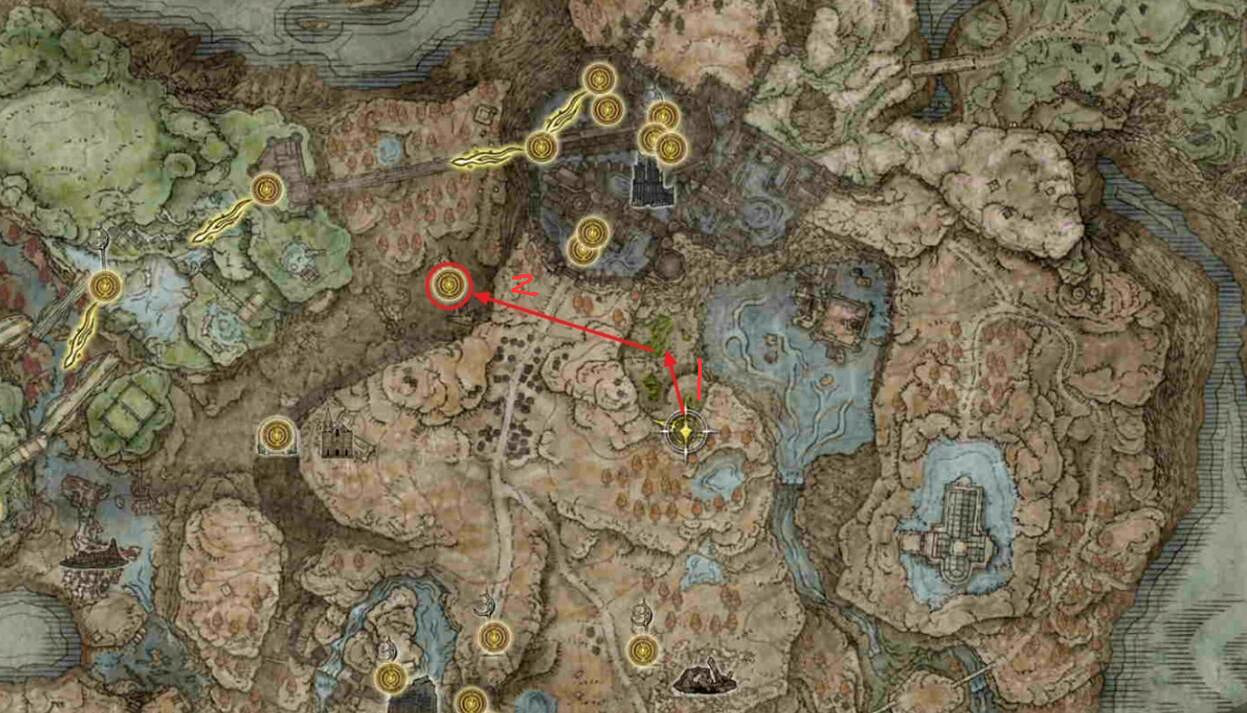 《艾爾登法環》DLC全地圖碎片收集路線