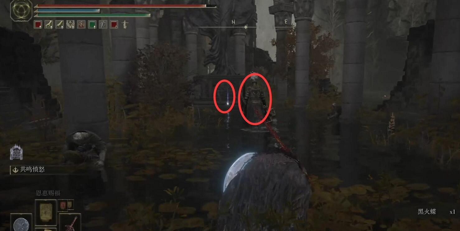《艾爾登法環》墓地平原幽影樹碎片位置分享