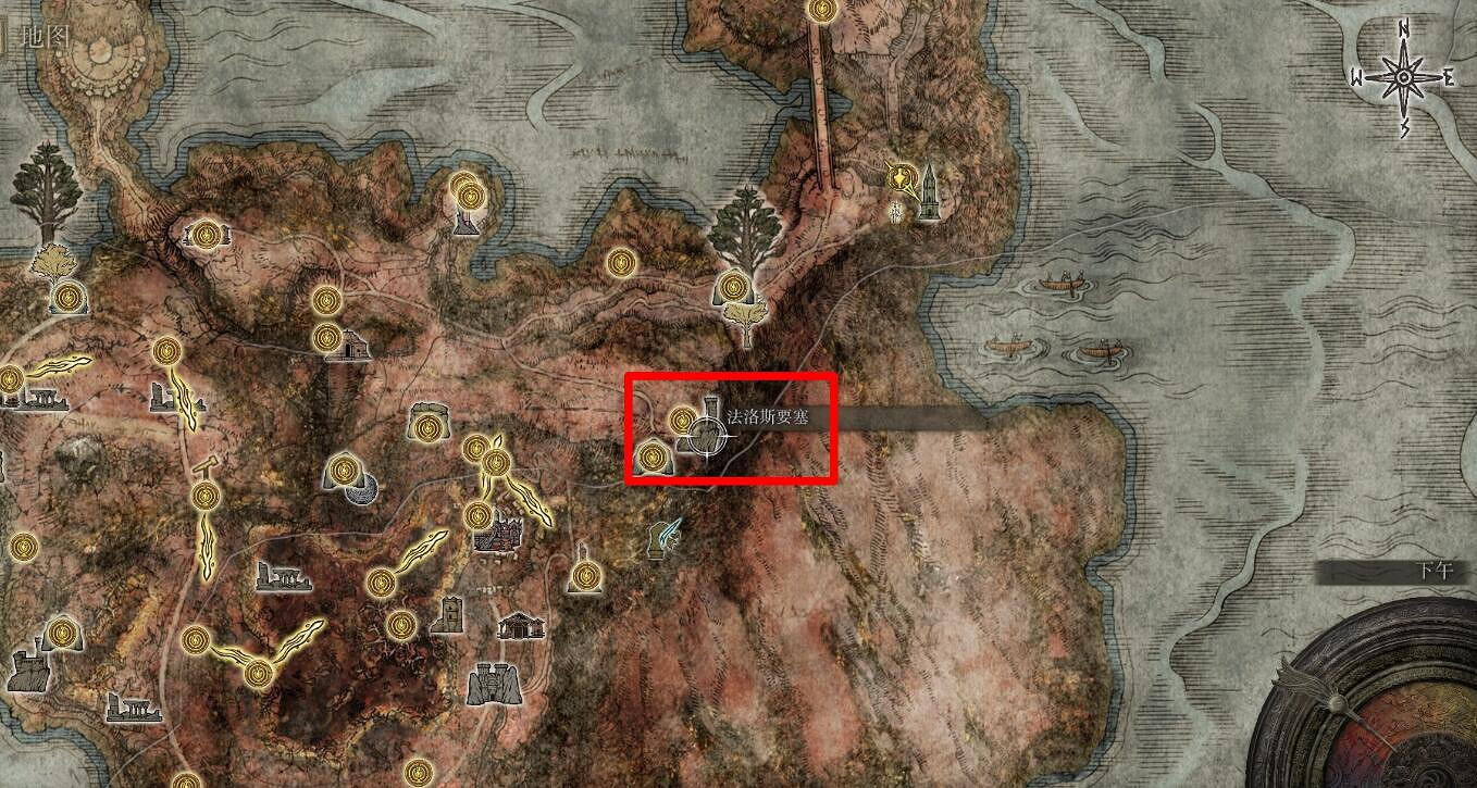 《艾爾登法環》黃金樹幽影迪可達斯符節右位置介紹