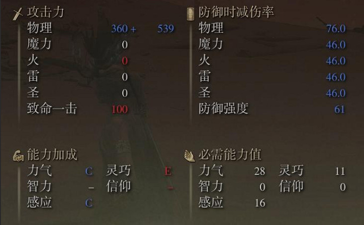 《艾爾登法環》dlc新增武器介紹