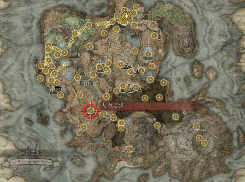 《艾爾登法環》黃金樹幽影十字地圖作用介紹