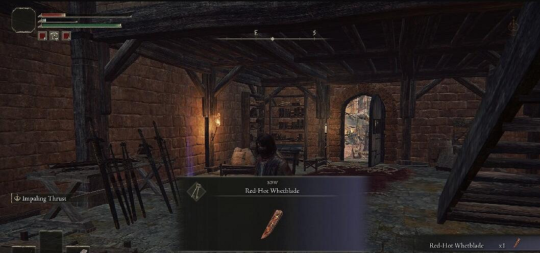 《艾爾登法環》黃金樹幽影灼熱砥石刀獲取方法