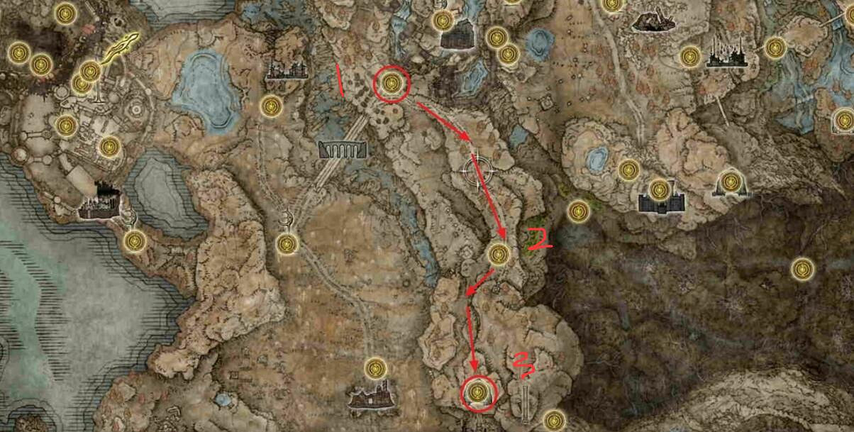 《艾爾登法環》DLC全地圖碎片收集路線