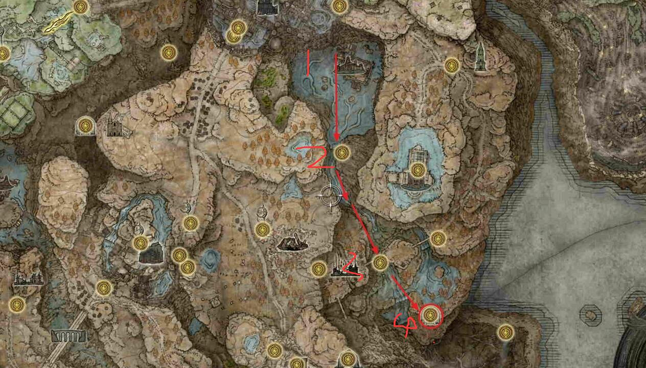 《艾爾登法環》DLC全地圖碎片收集路線