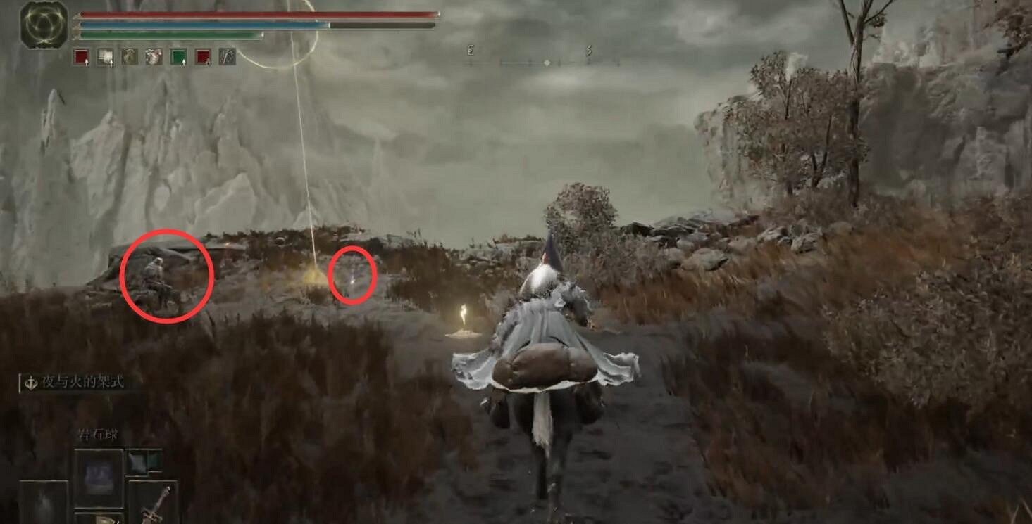 《艾爾登法環》墓地平原幽影樹碎片位置分享