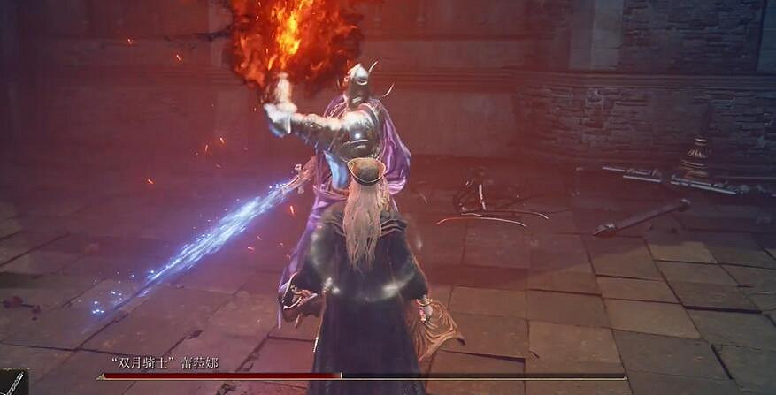 《艾爾登法環》DLC雙月騎士蕾菈娜打法